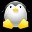 fat linux penguin